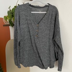 Grey oversized sweater